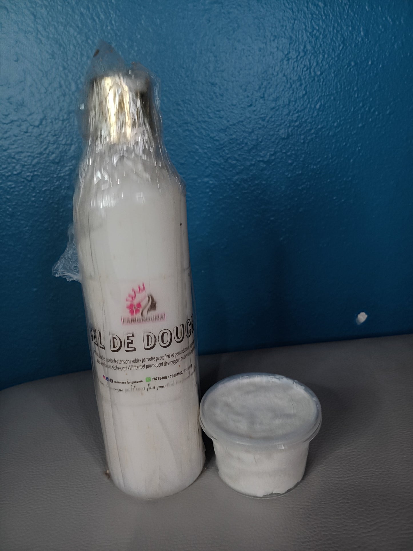 gel de douche au riz